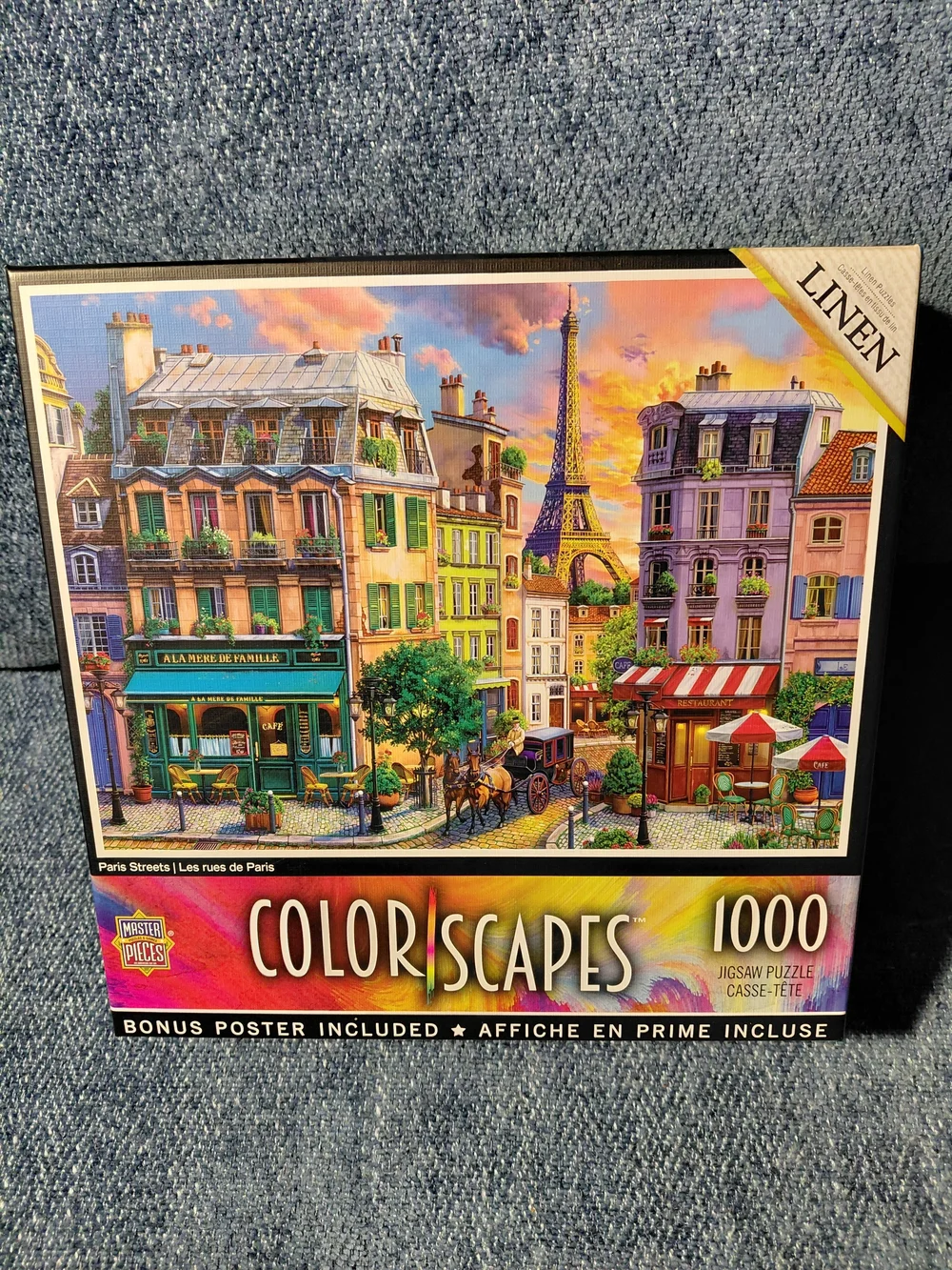 Paris Streets 1000-Piece Jigsaw Puzzle - Multi